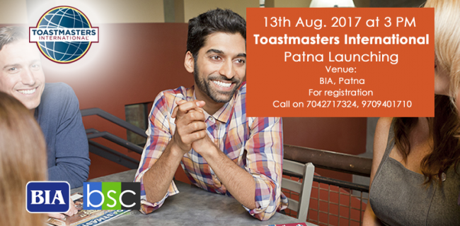 Workshop on “Improving Speaking & Leadership Skills” by Toastmasters International Patna
