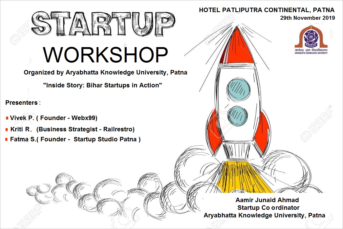 Startup Workshop AKU Patna, Bihar